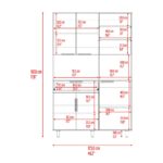 Alacena Oshawa 125 Fresno Wengue - Imagen 8