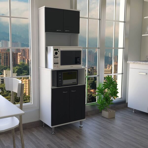 Alacena Fenix Blanco Wengue - Imagen 3