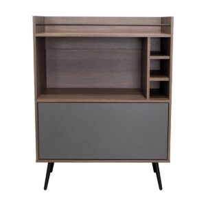 Mueble Bar Zurich Milan Plomo
