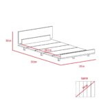 Cama Sencilla Kaia 100 Miel - Imagen 6