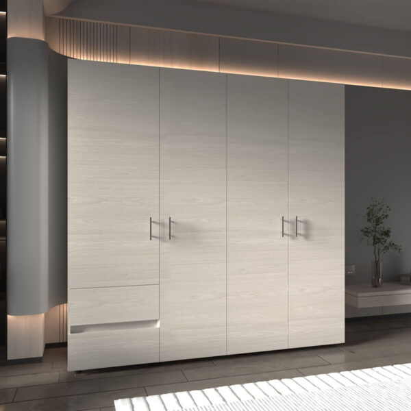 Closet Dassel Niebla Blanco 200x200x52cm - Imagen 2