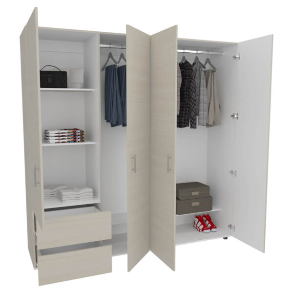 Closet Dassel Niebla Blanco 200x200x52cm - Imagen 6