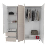 Closet Dassel Niebla Blanco 200x200x52cm - Imagen 4