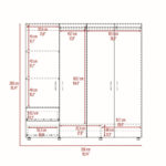 Closet Dassel Niebla Blanco 200x200x52cm - Imagen 7