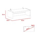 Complemento Biblioteca Home Wengue Fresno 62x29cm - Imagen 6