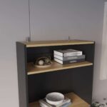 Complemento Biblioteca Home Wengue Fresno 62x29cm - Imagen 2