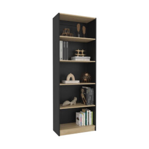 Biblioteca Home 5 Espacios Wengue Fresno 180x62cm