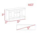 Mesa para TV Fiorenzi 55 Nogal Wengue - Imagen 6