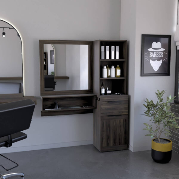 Tocador para Barberia Motown Nogal Europeo - Imagen 2