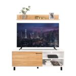 Rack Para TV Bryce 55 Blanco Fresno