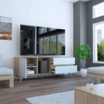 Rack para TV Acacia Rovere Blanco - Imagen 3