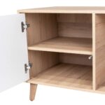 Rack para TV Acacia Rovere Blanco - Imagen 7