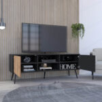 Rack para TV 65 Funes Wengue Miel - Imagen 3