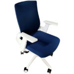 Silla Ejecutiva Chloe Blanco + Azul