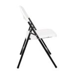 Silla Plegable Blanca 79x39x41cm - Imagen 2