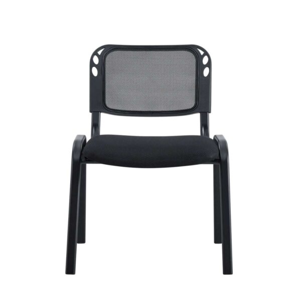 Silla Interlocutura Malla Negro - Imagen 2