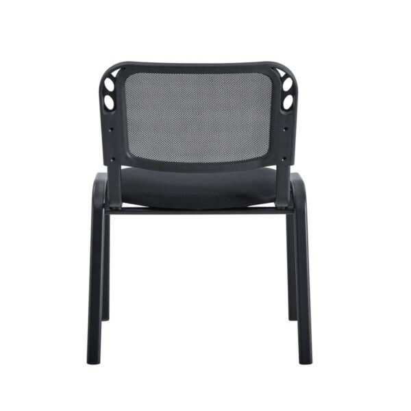 Silla Interlocutura Malla Negro - Imagen 3