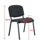 Silla Interlocutura sin Brazo Negro - Imagen 5